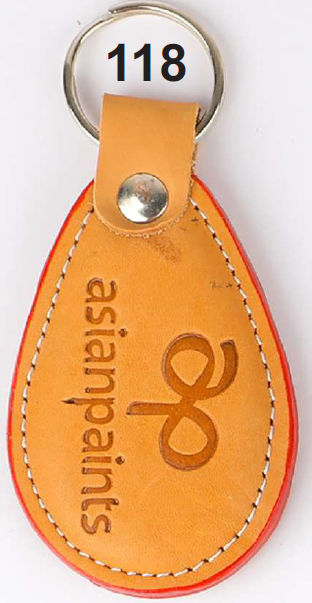 LEATHER & IMPORTED REXINE KEYCHAIN